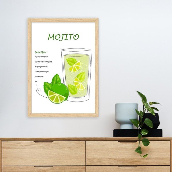 Slika 40x55 cm Mojito – Wallity-image-1