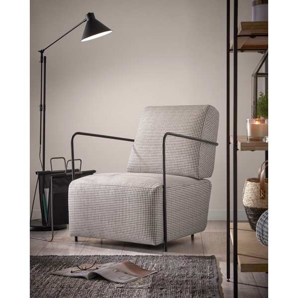 Siva fotelja Gamer – Kave Home-image-4