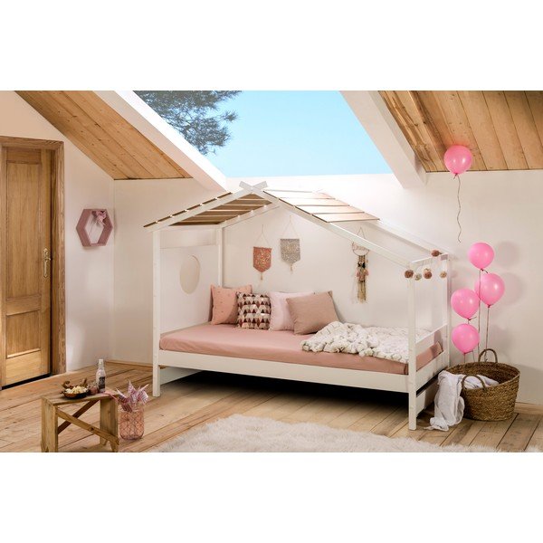 Bijeli dječji krevet Marckeric Nayah, 90 x 190 cm-image-1