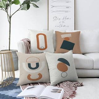 Set od 4 ukrasne jastučnice Minimalist Cushion Covers Luka, 55 x 55 cm