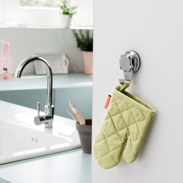 Plastične kuke u setu 4 kom u srebrnoj boji s postavljanjem bez bušenja Bestlock – Compactor-image-1