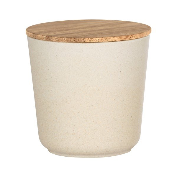 Bež kutija za odlaganje s poklopcem od bambusa Wenko Bondy, 500 ml-image-1