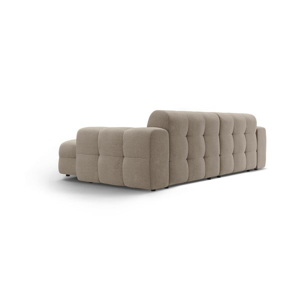 Smeđa kutna garnitura (s desnim kutom/s ležaljkom) Kendal – Micadoni -image-4