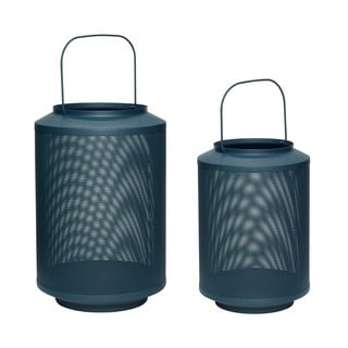 Set od 2 tamnozelene željezne lucerne Hübsch Fento