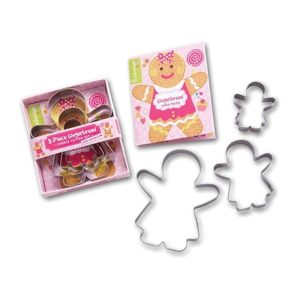 Set od 3 rezača Cooksmart ® Gingerbread Girl
