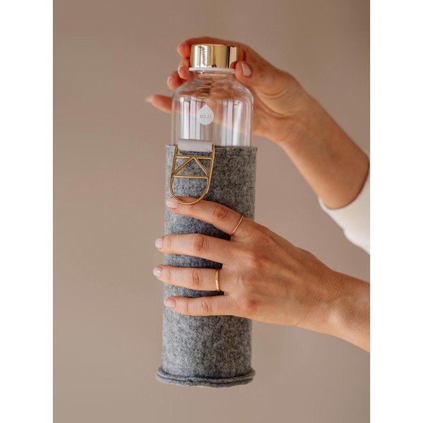 Boca od borosilikatnog stakla s navlakom od filca Equa Mismatch Gold, 750 ml-image-1