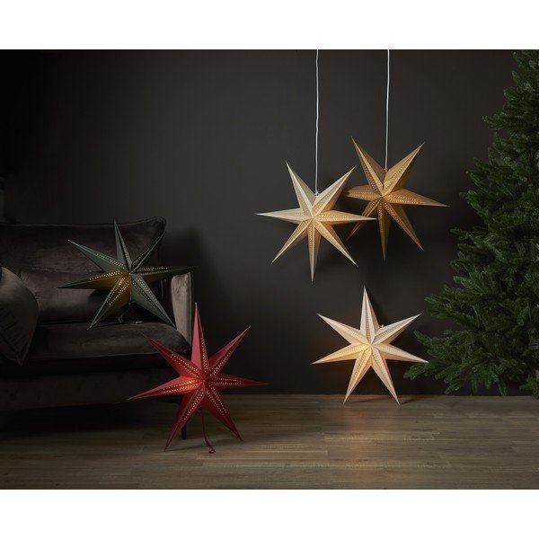 Božićni svjetleći ukras zlatne boje ø 60 cm Point - Star Trading-image-4