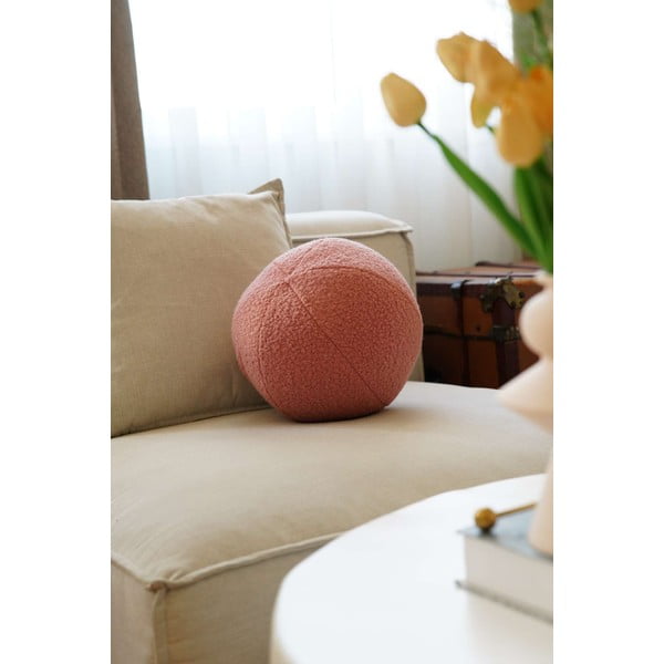 Ukrasni jastuk od boucle tkanine ø 20 cm Top – Mioli Decor-image-2