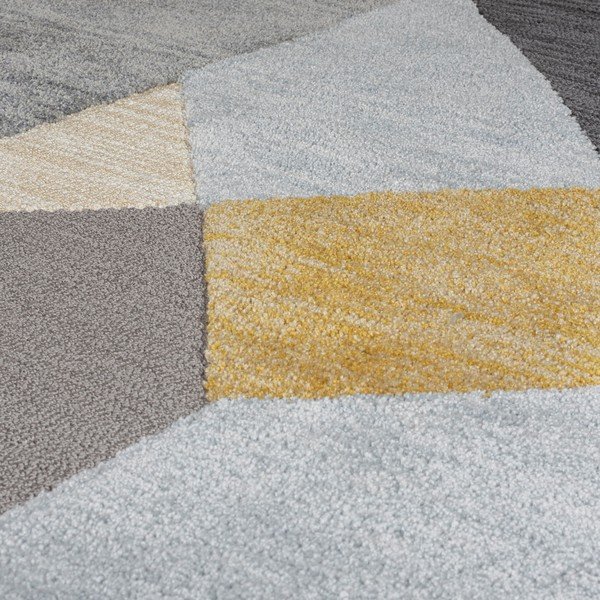 Sivo-žuti tepih Flair Rugs Icon, 120 x 170 cm-image-2