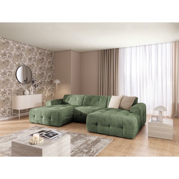 Zelena kutna garnitura (u obliku slova "U"/s ležaljkom) Melva – Ropez-image-3
