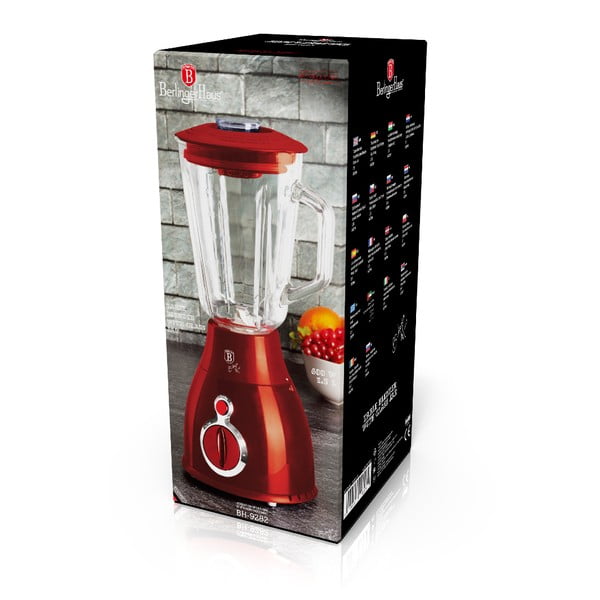 Crveni blender Burgundy Metallic Line - BerlingerHaus-image-4