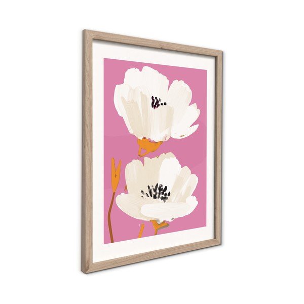 Tiskana slika s okvirom 30x40 cm Peony Bloom – Styler-image-4