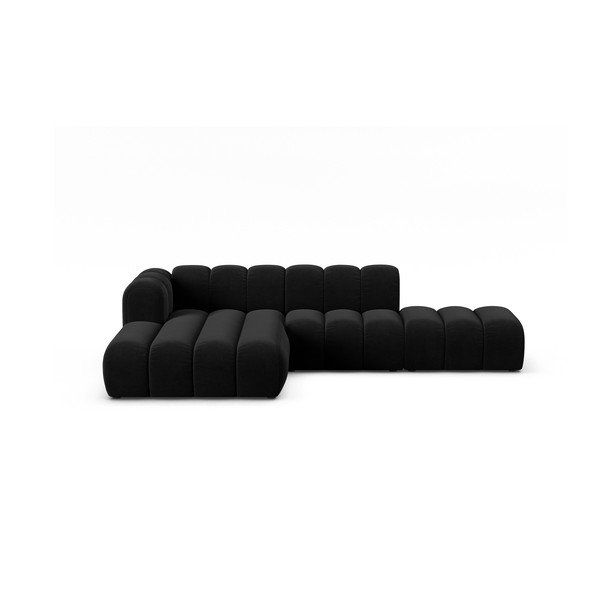 Antracitno siva kutna garnitura (s lijevim kutom) Lupine – Micadoni Home