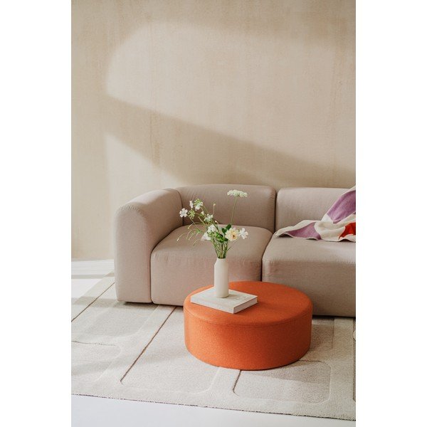 Vunen tabure boje terakote Folk – noo.ma-image-1