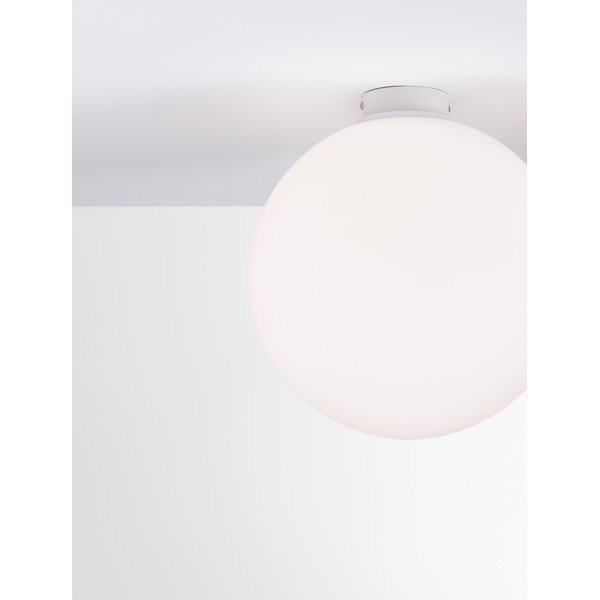 Bijela staklena stropna svjetiljka Nevoso – Nova Luce-image-4