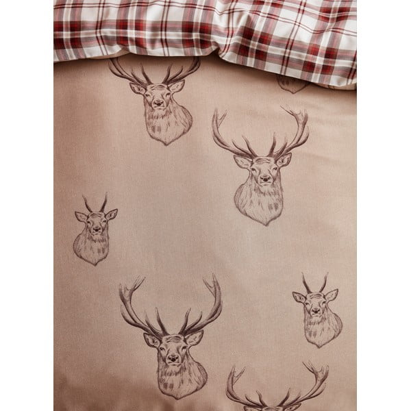 Bež posteljina Catherine Lansfield Stag, 200 x 200 cm-image-4