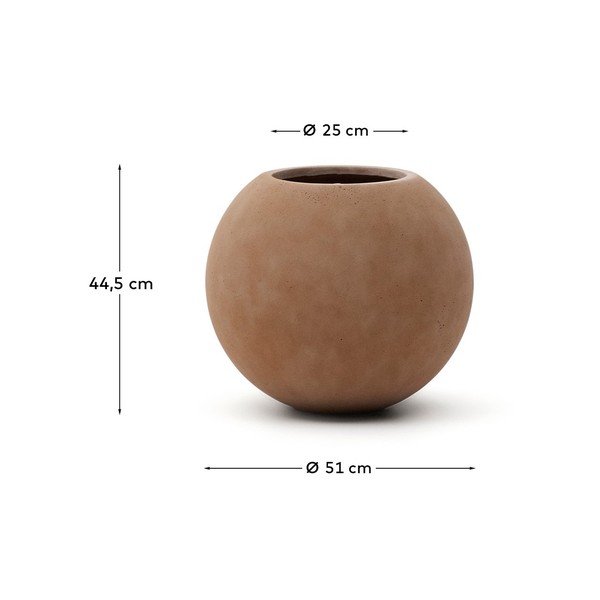 Betonska ukrasna tegla za cvijeće ø 51 cm Solna – Kave Home-image-3
