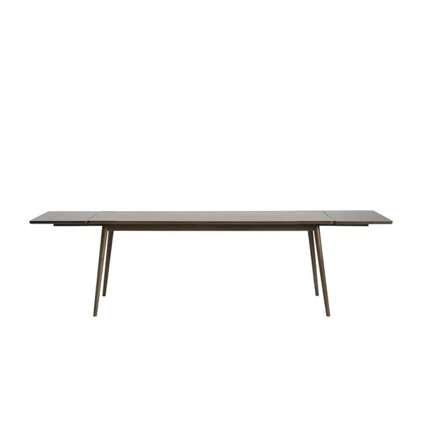 Smeđi proširiv blagovaonski stol s pločom stola u dekoru hrasta 190x90 cm Barrali – Unique Furniture-image-2