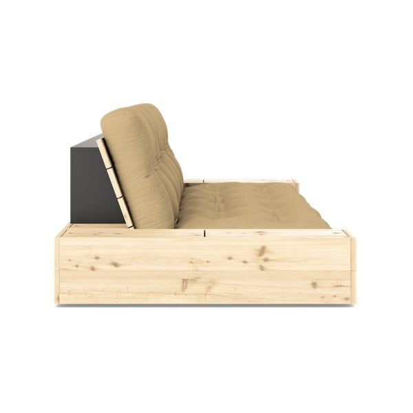 Senf žuta sklopiva sofa 244 cm Base – Karup Design-image-3