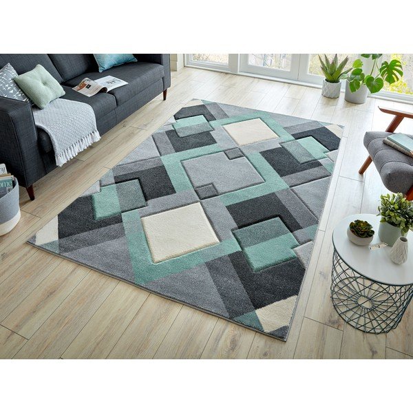 Zeleni/sivi tepih 160x230 cm Nimbus – Flair Rugs-image-4