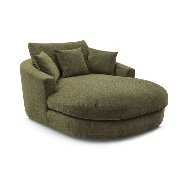 Zelena fotelja od šenila Belem – Bobochic Paris