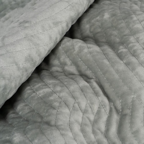 Prljavo zeleni prošiven prekrivač od samta 180x260 cm – Ixia-image-2