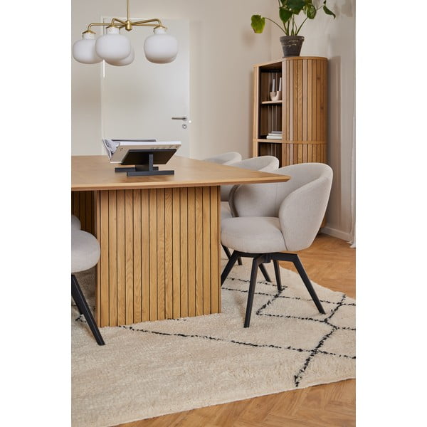 Blagovaonski stol s pločom stola u dekoru hrasta 100x210 cm Colima – Actona-image-3