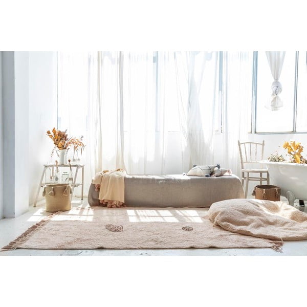 Krem periv/ručno rađen pamučan dječji tepih 140x200 cm Pine Forest – Lorena Canals-image-1