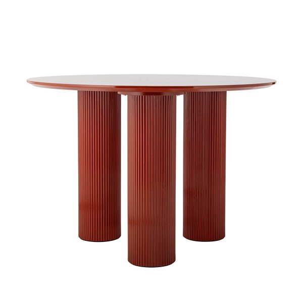 Okrugao blagovaonski stol u sjajnom dekoru ø 110 cm Della – Bloomingville-image-4