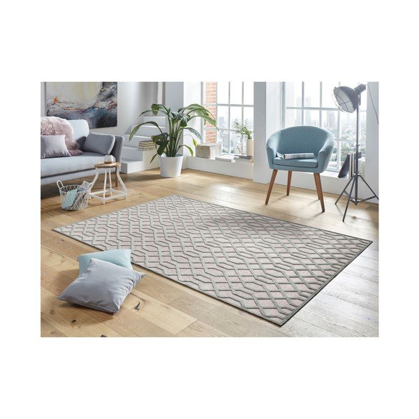 Sivi tepih od viskoze Mint Rugs Caine, 80 x 125 cm-image-1