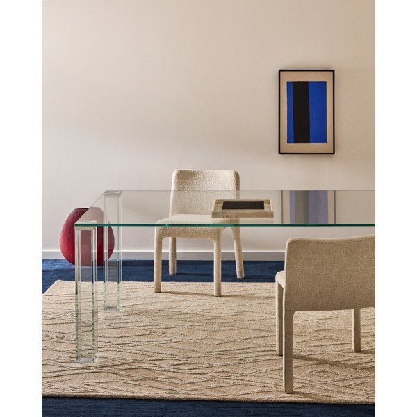 Stakleni blagovaonski stol 100x200 cm Adularia – Kave Home-image-1