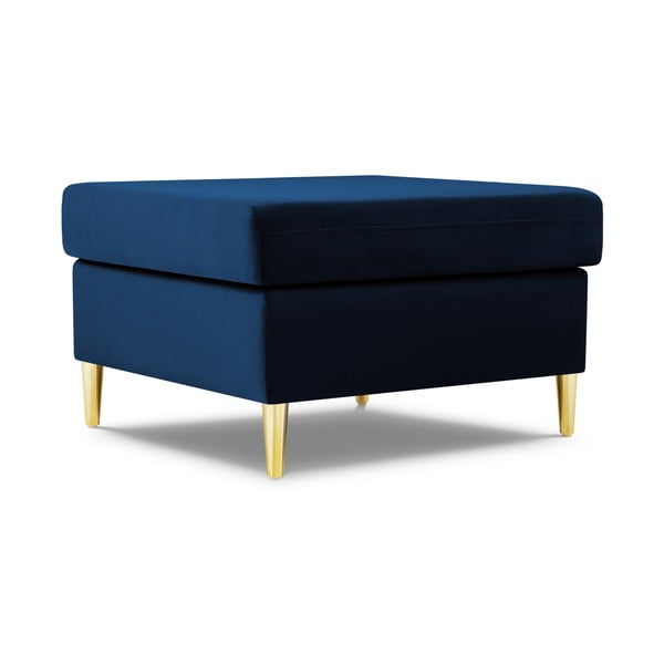 Plavi baršunast tabure Kyoto – Cosmopolitan Design-image-1