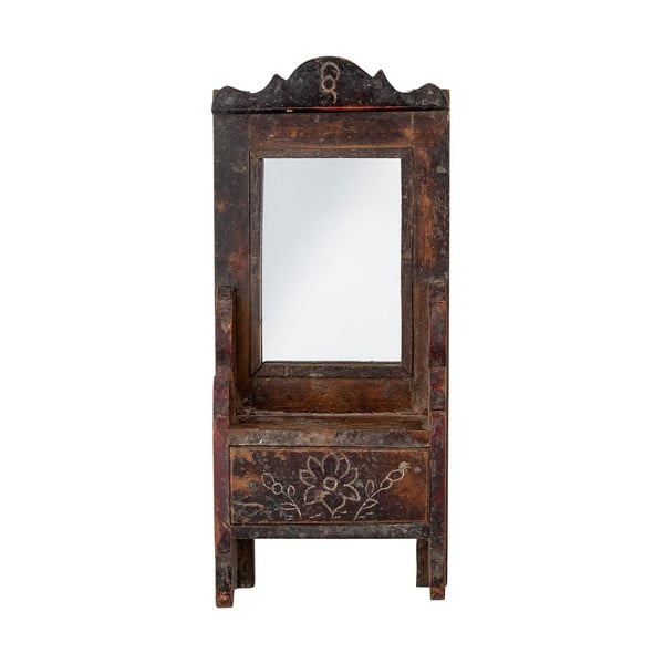 Zidno ogledalo s okvirom od masivnog drveta 17,5x43 cm Sehar – Bloomingville-image-3