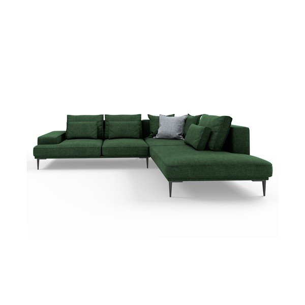 Zeleni kauč na razvlačenje Interieurs 86 Liege, desni kut-image-2