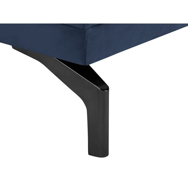 Tamnoplava sofa s bazom u crnoj boji Windsor &amp; Co Sofas Jupiter-image-4