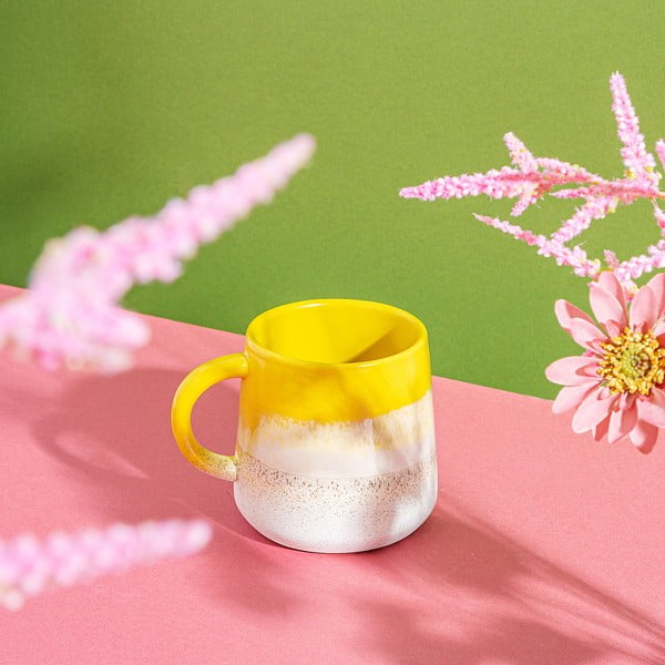 Žuta  šalica od kamenine 360 ml Mojave – Sass & Belle-image-3