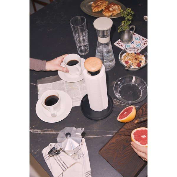 Crni stalak za papirnate ručnike ø 15 cm Paper Pal – Rosendahl-image-3