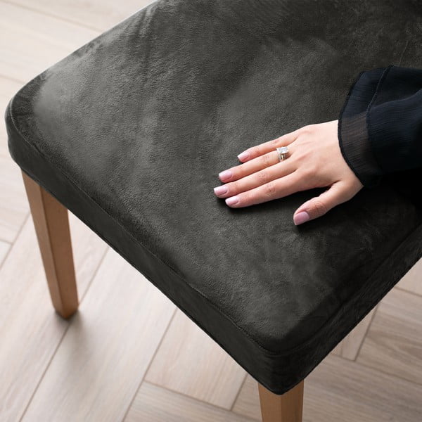 Sive rastezljive presvlake 4 kom za stolicu 48 cm Sento – Restilo-image-1