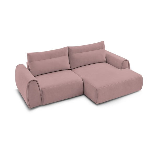 Svijetlo ružičasta kutna garnitura Aden – Bobochic Paris-image-4