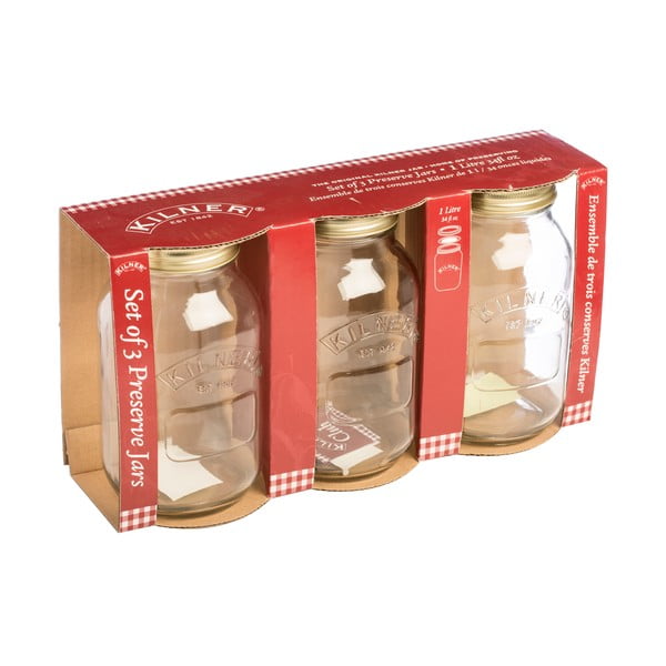 Set od 3 Kilner staklenke-image-1