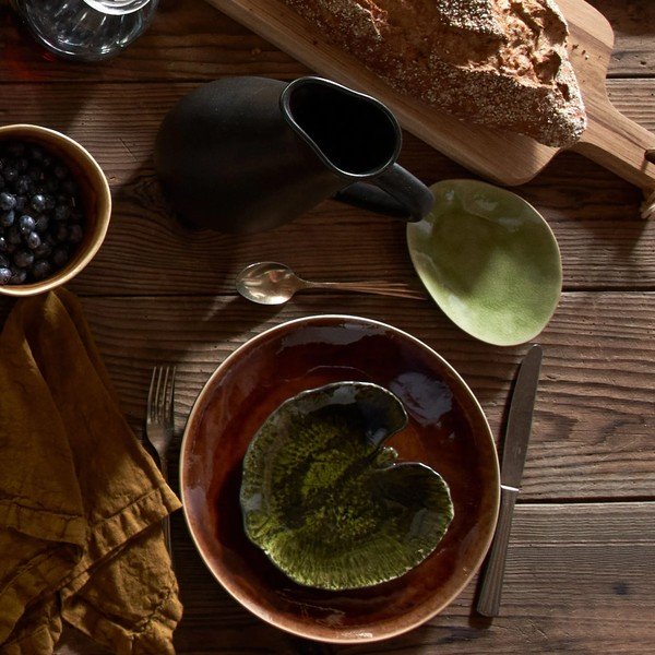 Svjetlozeleni desertni tanjur od kamenine Costa Nova Riviera, ⌀ 16 cm-image-1