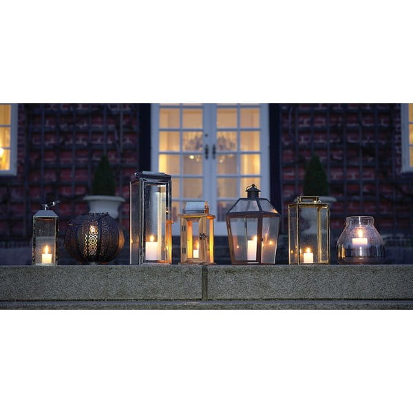 Lantern Villa Collection Clear Titanium, visina 40 cm-image-1