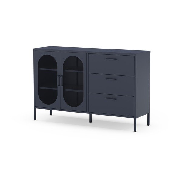 Tamno plava komoda 140x90 cm Diora – Marckeric-image-2