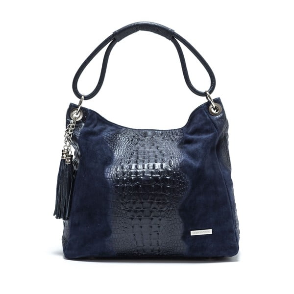 Plava kožna torbica Luisa Vannini Coco