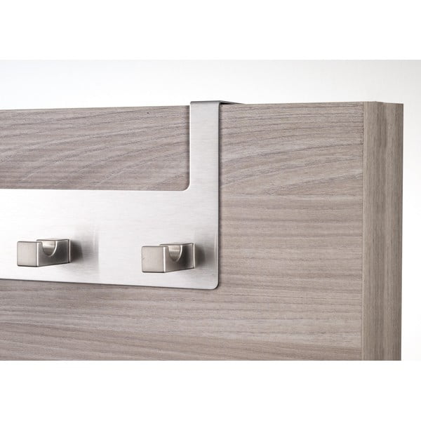 Metalna vješalica za vrata u srebrnoj boji 32 cm Yale – Tomasucci-image-4