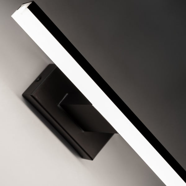 Crna LED zidna lampa Vissia - Kave Home-image-1