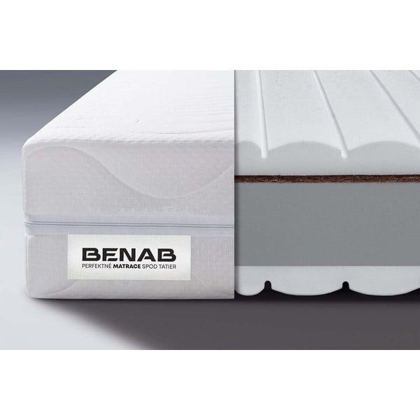 Srednje tvrdi/ekstra tvrdi dvostrani madrac od pjene 140x200 cm BonVitality HR - BENAB-image-1