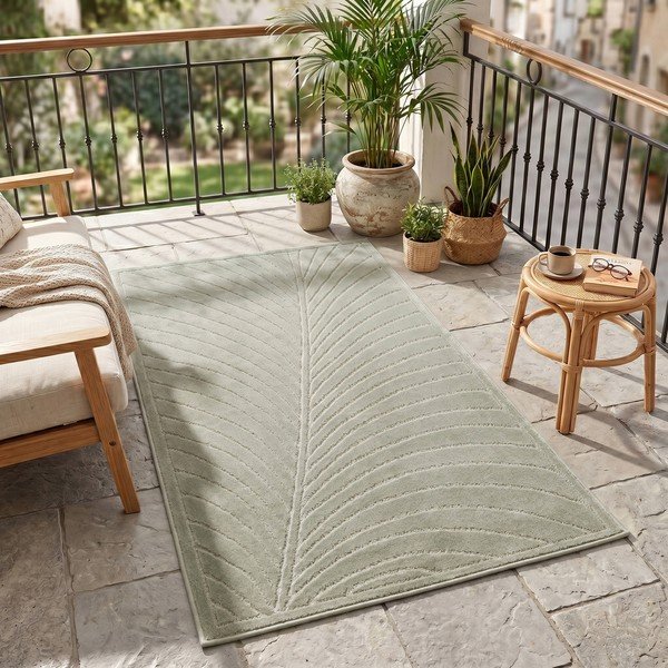 Zelena unutarnja i vanjska staza 80x250 cm Nova 1204 – Ayyildiz Carpets-image-1
