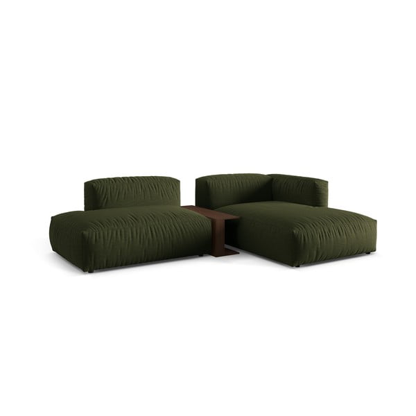 Zelena kutna garnitura (s desnim kutom) Martina – Micadoni Home-image-1