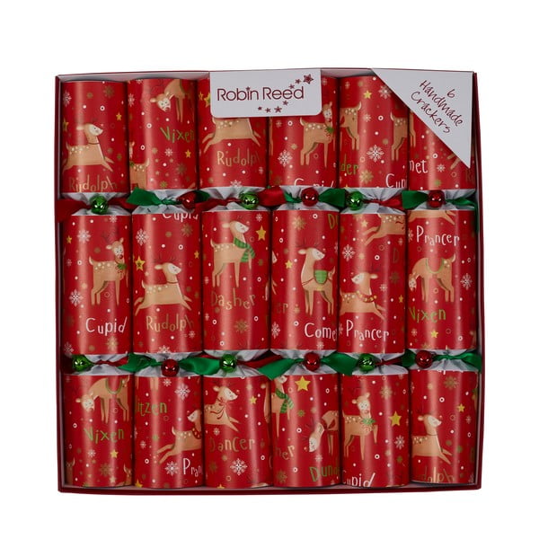 Božićni praskavci u setu 6 kom Rudolph & Friends – Robin Reed